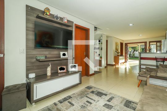 Sala de casa de condomínio à venda com 3 quartos, 191m² em Passo das Pedras, Porto Alegre