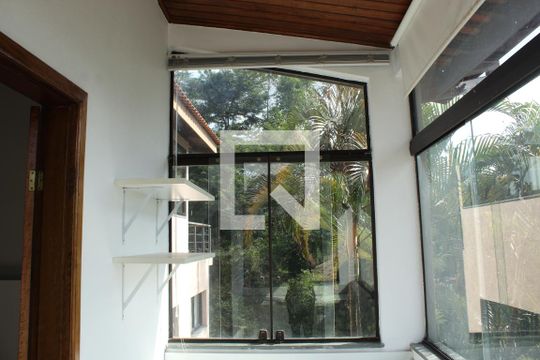 Varanda da Suíte 1 de casa de condomínio para alugar com 3 quartos, 350m² em Chácara Pavoeiro, Cotia