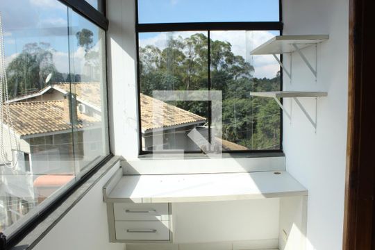 Varanda da Suíte 1 de casa de condomínio para alugar com 3 quartos, 350m² em Chácara Pavoeiro, Cotia