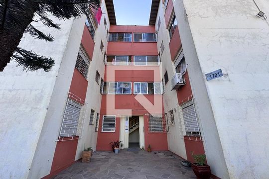 Fachada do Bloco de apartamento para alugar com 2 quartos, 48m² em São Miguel, São Leopoldo