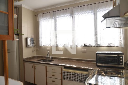 Cozinha de apartamento à venda com 3 quartos, 170m² em Jardim, Santo André