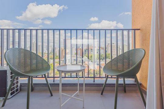 Varanda Studio de kitnet/studio para alugar com 1 quarto, 23m² em Vila Madalena, São Paulo