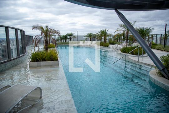 Área comum - Piscina de kitnet/studio para alugar com 1 quarto, 32m² em Jardim das Acacias, São Paulo