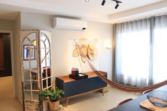 Sala de apartamento para alugar com 1 quarto, 64m² em Setor Aeroporto, Goiânia