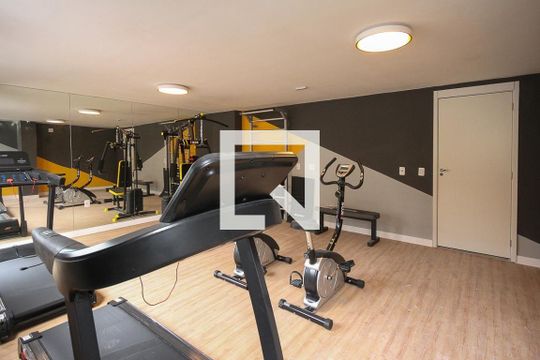 Área comum - Academia de apartamento para alugar com 1 quarto, 48m² em Vila Santa Clara, São Paulo