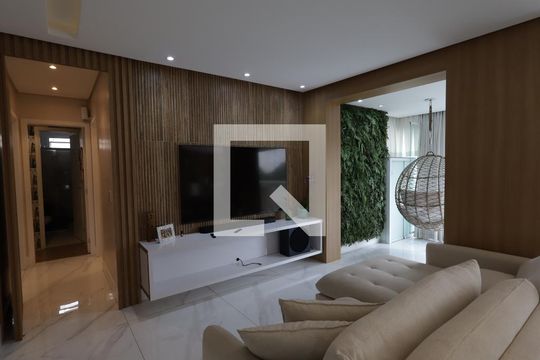 Sala de TV de apartamento à venda com 3 quartos, 138m² em Vila Andrade, São Paulo