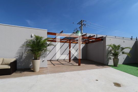Área Comum - Solário de apartamento à venda com 2 quartos, 48m² em Utinga, Santo André