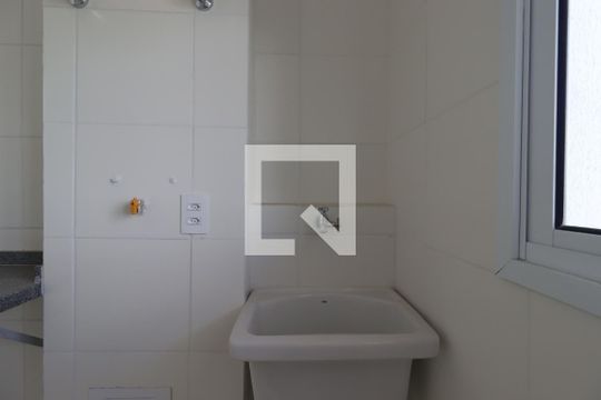 Área de Serviço de apartamento à venda com 2 quartos, 48m² em Utinga, Santo André