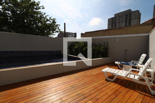 Área Comum - Piscina de apartamento à venda com 2 quartos, 48m² em Utinga, Santo André