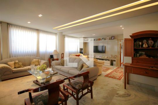 Sala de apartamento à venda com 5 quartos, 200m² em Buritis, Belo Horizonte