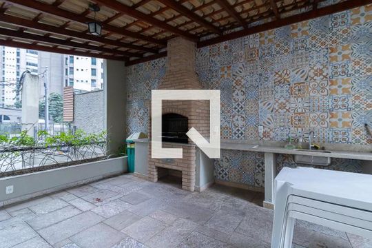 Área comum de apartamento à venda com 1 quarto, 37m² em Indianópolis, São Paulo