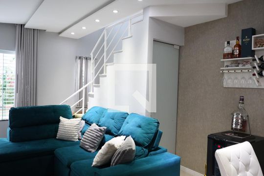 Sala de casa de condomínio à venda com 3 quartos, 124m² em Mooca, São Paulo