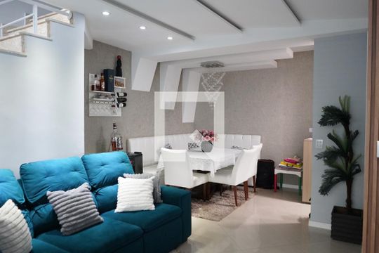 Sala de casa de condomínio à venda com 3 quartos, 124m² em Mooca, São Paulo