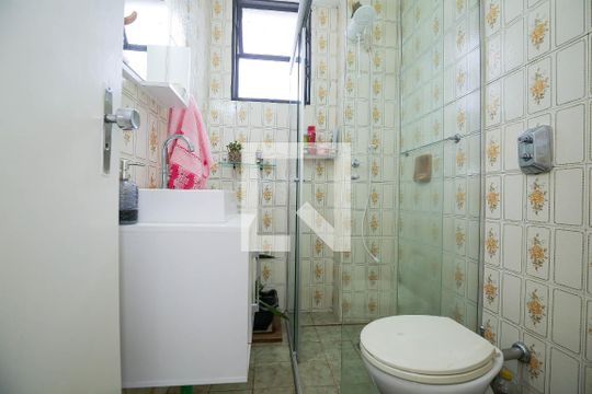 Banheiro Social de apartamento à venda com 2 quartos, 66m² em Salgado Filho, Belo Horizonte