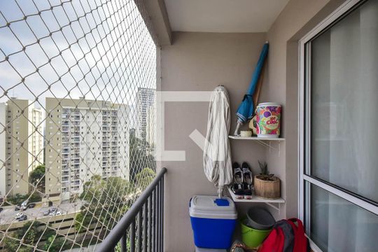 Varanda de apartamento à venda com 2 quartos, 48m² em Parque Reboucas, São Paulo