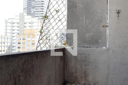 Varanda da Sala de apartamento à venda com 2 quartos, 74m² em Vila Madalena, São Paulo