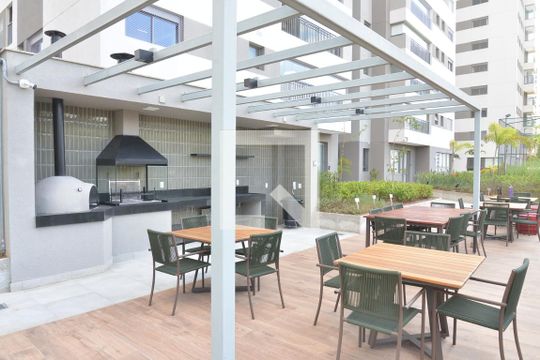 Área comum - Churrasqueira de apartamento para alugar com 3 quartos, 165m² em Vila Gilda, Santo André