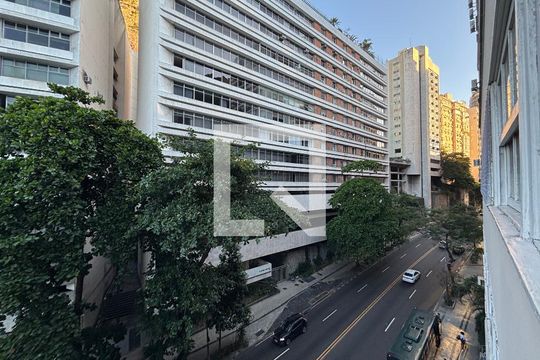 Varanda da Sala - vista de apartamento à venda com 4 quartos, 210m² em Copacabana, Rio de Janeiro