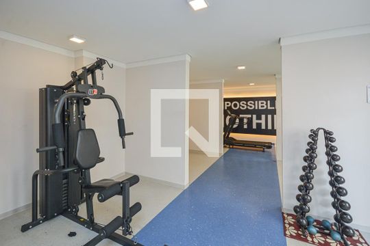Área comum - Academia de apartamento para alugar com 1 quarto, 26m² em Jardim Cidalia, São Paulo