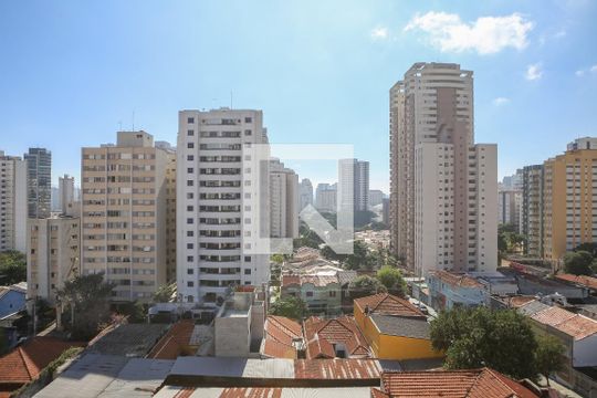 Vista da Sacada de kitnet/studio para alugar com 1 quarto, 46m² em Pompeia, São Paulo