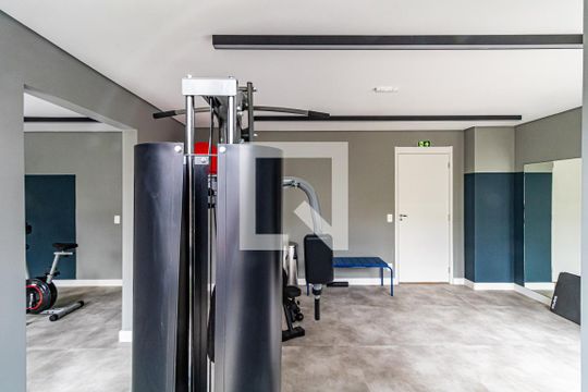 Área comum - Academia de apartamento para alugar com 1 quarto, 27m² em Vila Butantã, São Paulo