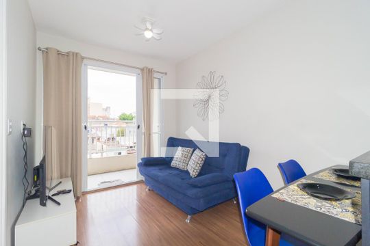 Sala de apartamento para alugar com 1 quarto, 34m² em Belém, São Paulo