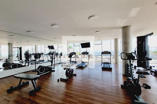 Área comum - Academia de apartamento para alugar com 1 quarto, 25m² em Butantã, São Paulo