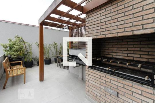 Condomínio - Churrasqueira  de kitnet/studio à venda com 1 quarto, 27m² em Tatuapé, São Paulo