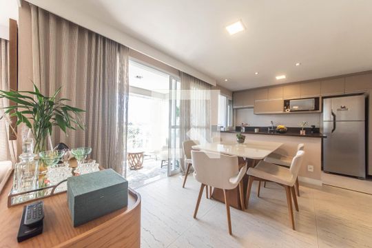 Sala de apartamento para alugar com 2 quartos, 92m² em Brooklin, São Paulo