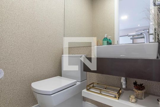 Lavabo de apartamento para alugar com 2 quartos, 92m² em Brooklin, São Paulo