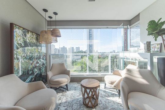 Varanda de apartamento para alugar com 2 quartos, 92m² em Brooklin, São Paulo