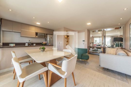 Sala de Jantar de apartamento para alugar com 2 quartos, 92m² em Brooklin, São Paulo