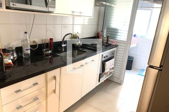 Cozinha e Área de Serviço de apartamento à venda com 2 quartos, 62m² em Vila da Saúde, São Paulo