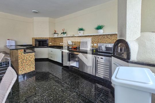 Área de Lazer de apartamento para alugar com 3 quartos, 130m² em Balneario Cidade Atlantica, Guarujá