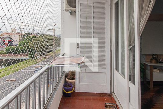 Varanda da Sala de apartamento à venda com 3 quartos, 140m² em Praia de Belas, Porto Alegre