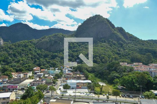 Vista da Área de Serviço de apartamento para alugar com 2 quartos, 45m² em Jacarepaguá, Rio de Janeiro