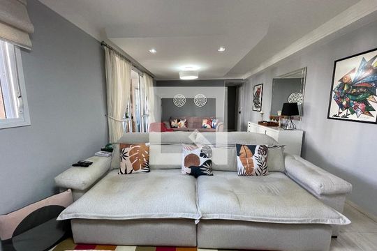 Sala de apartamento à venda com 2 quartos, 89m² em Jardim Ester Yolanda, São Paulo