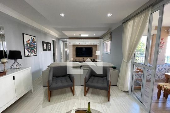 Sala de apartamento à venda com 2 quartos, 89m² em Jardim Ester Yolanda, São Paulo