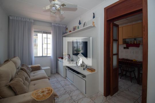 Sala de apartamento à venda com 2 quartos, 50m² em Vila Nova, Porto Alegre