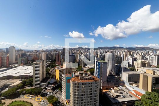 Vista do Studio de kitnet/studio para alugar com 1 quarto, 30m² em Santo Agostinho, Belo Horizonte
