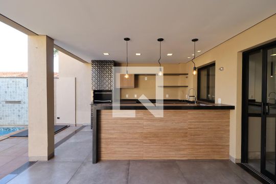 Área gourmet de casa de condomínio para alugar com 4 quartos, 480m² em Jardim Nova Alianca, Ribeirão Preto