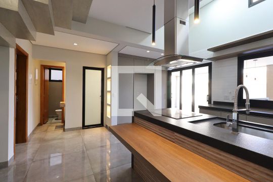 Cozinha de casa de condomínio para alugar com 4 quartos, 480m² em Jardim Nova Alianca, Ribeirão Preto