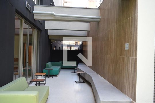 Área comum de kitnet/studio para alugar com 1 quarto, 33m² em Paraíso, São Paulo
