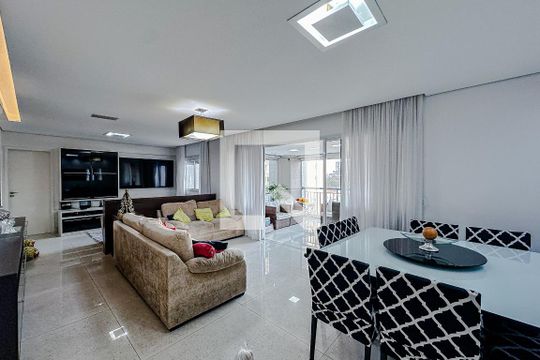 Sala de apartamento à venda com 3 quartos, 155m² em Belenzinho, São Paulo