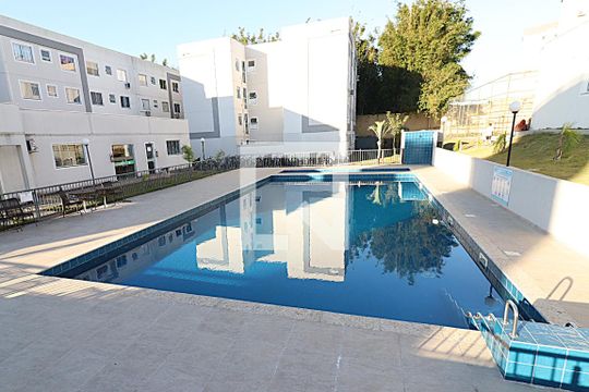 Área comum - Piscina de apartamento para alugar com 2 quartos, 55m² em Cecília, Viamão