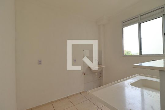 Cozinha de apartamento para alugar com 2 quartos, 48m² em Jd Reserva Real, Ribeirão Preto