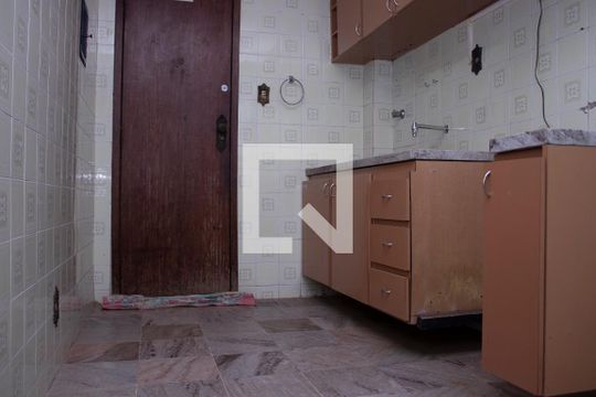 Cozinha de apartamento à venda com 3 quartos, 127m² em São Lucas, Belo Horizonte