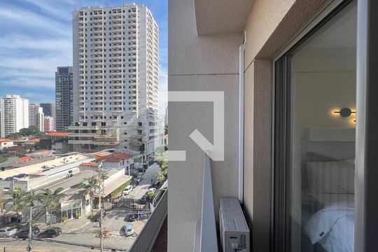 Sacada de kitnet/studio para alugar com 1 quarto, 24m² em Pinheiros, São Paulo