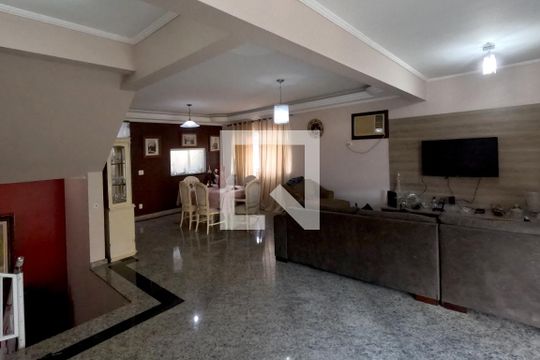 Sala de estar e jantar - 1º Piso de casa para alugar com 4 quartos, 290m² em Aparecida, Santos