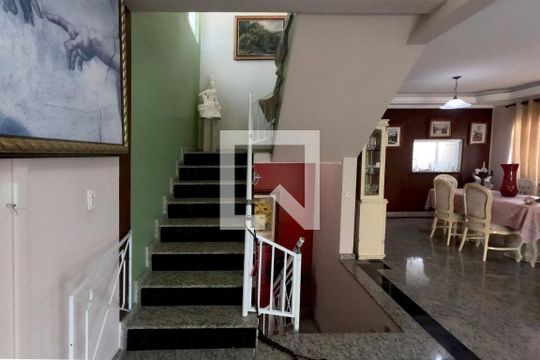 Sala de estar e jantar - 1º Piso de casa para alugar com 4 quartos, 290m² em Aparecida, Santos